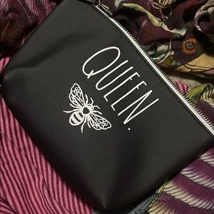 Rae Dunn Make Up Bag Queen Bee